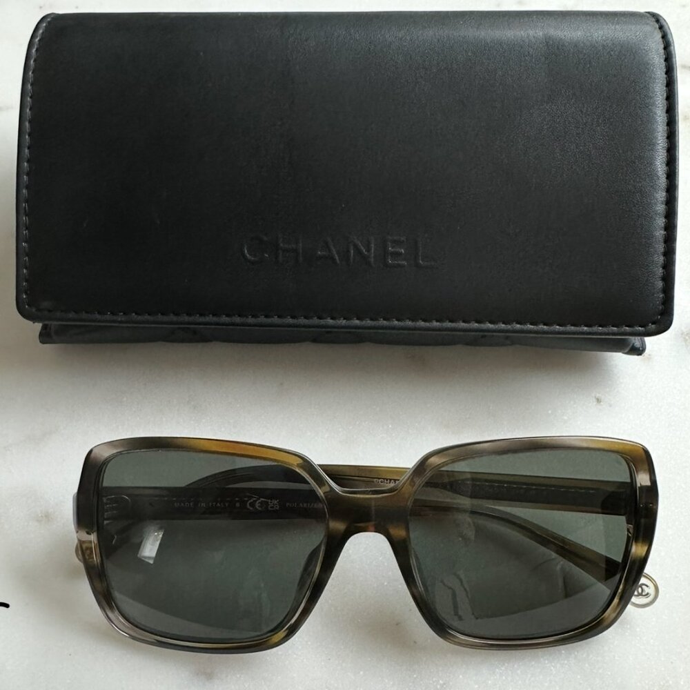 Chanel Sunglasses 5505-A  Tortoise Frame
